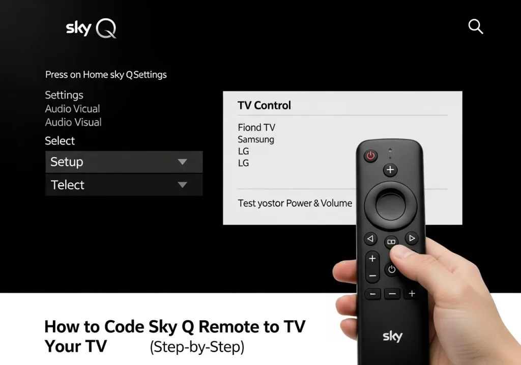 How to Code Sky Q Remote to TV