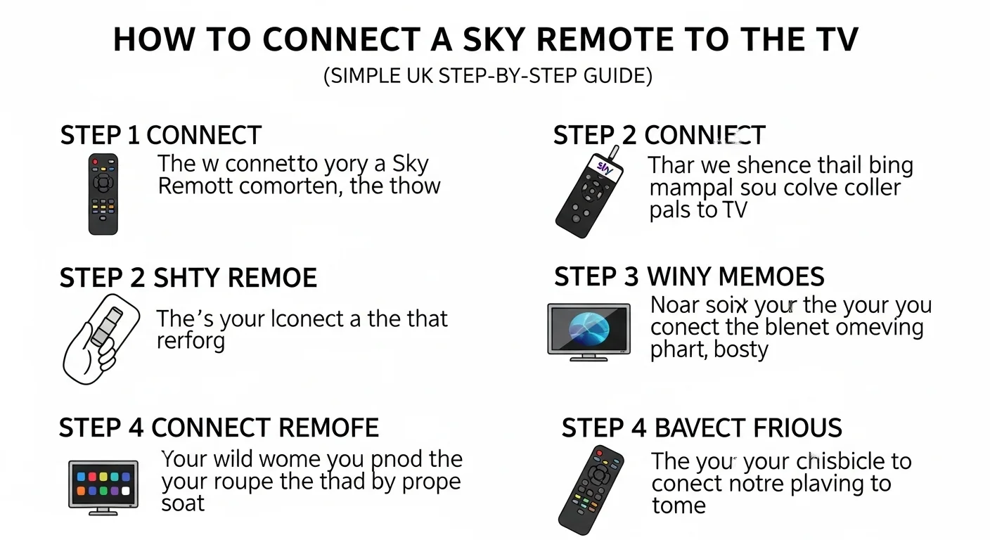 How to Connect a Sky Remote to the TV (Simple UK Step-by-Step Guide)