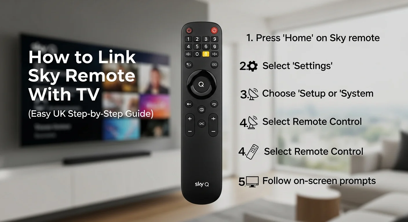 How to Link Sky Remote With TV (Easy UK Step-by-Step Guide)