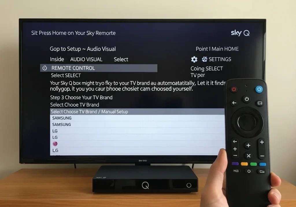 How to Link a Sky Q Remote to Your TV