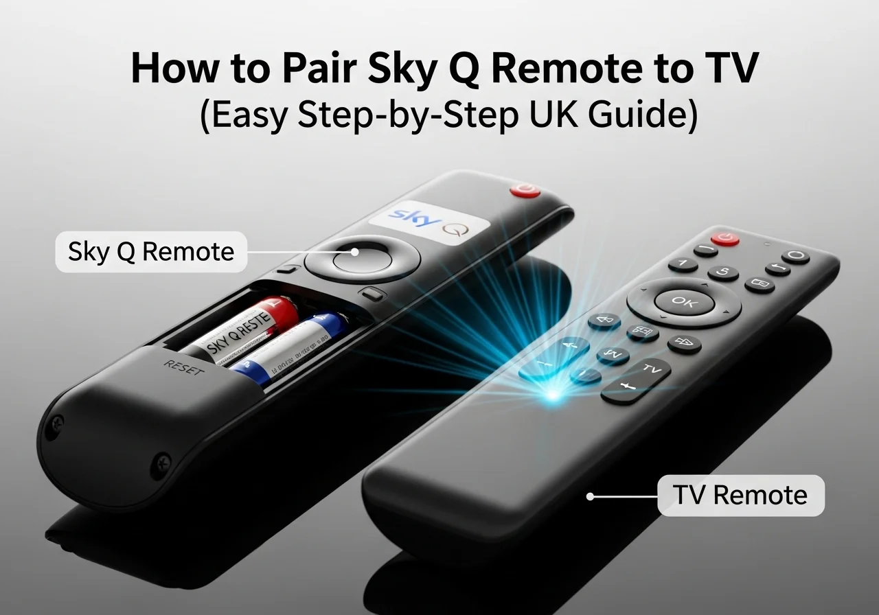 How to Pair Sky Q Remote to TV (Easy Step-by-Step UK Guide)
