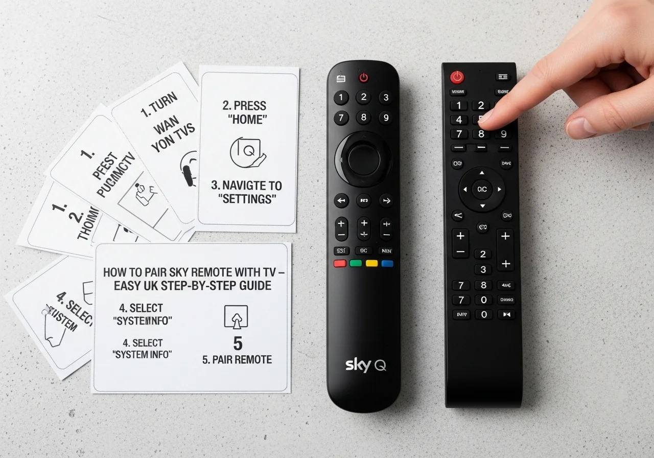 How to Pair Sky Remote with TV – Easy UK Step-by-Step Guide
