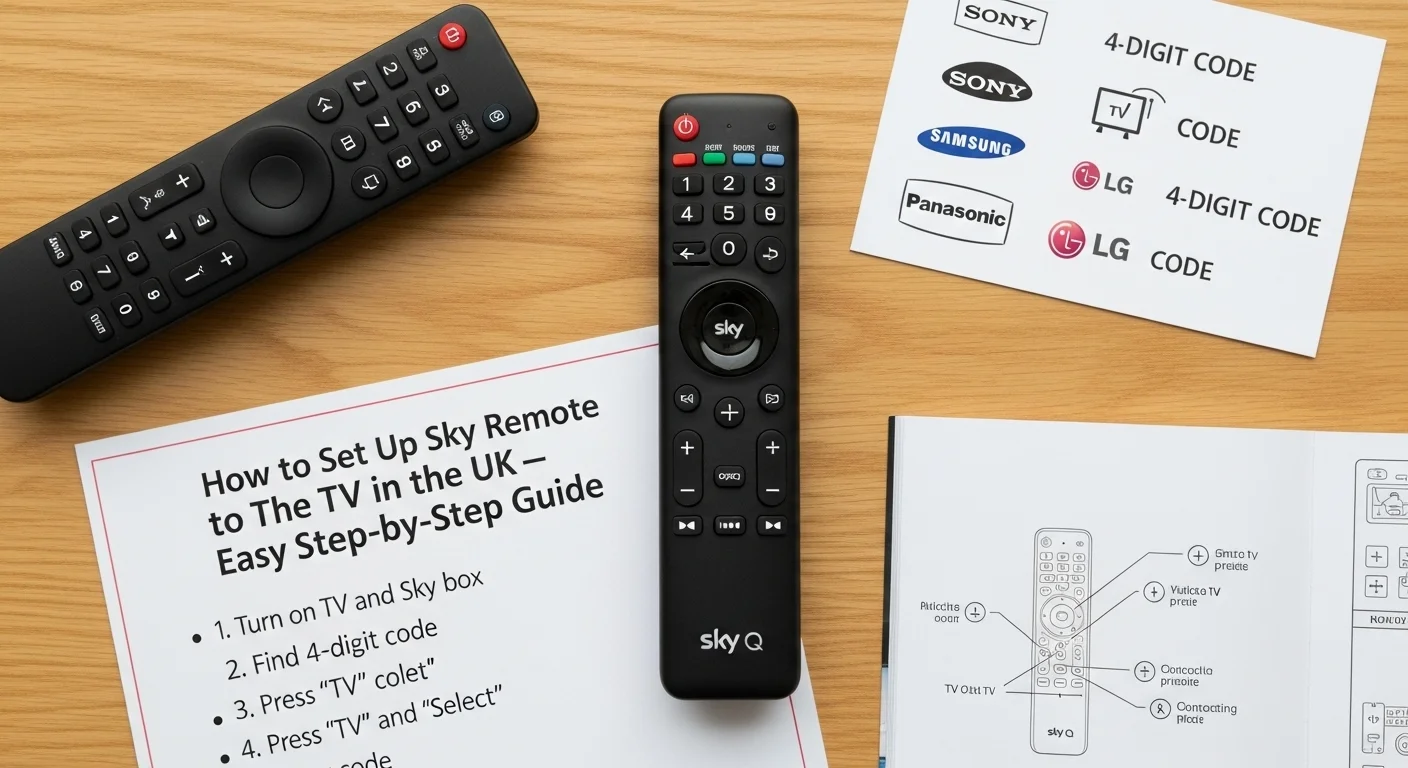 How to Set Up Sky Remote to TV in the UK – Easy Step-by-Step Guide