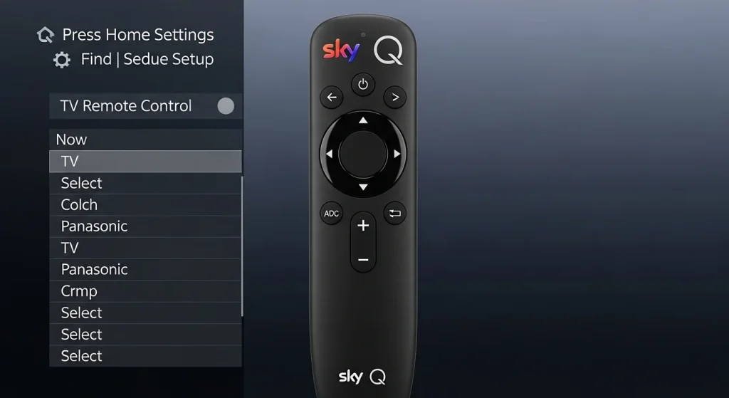 How to Sync a Sky Q Remote to TV