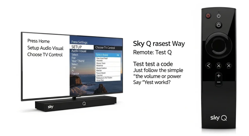 Using Sky Q Remote (Automatic Method)