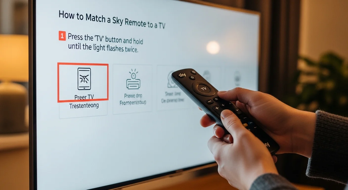How to Match a Sky Remote to a TV (Easy UK Step-by-Step Guide)