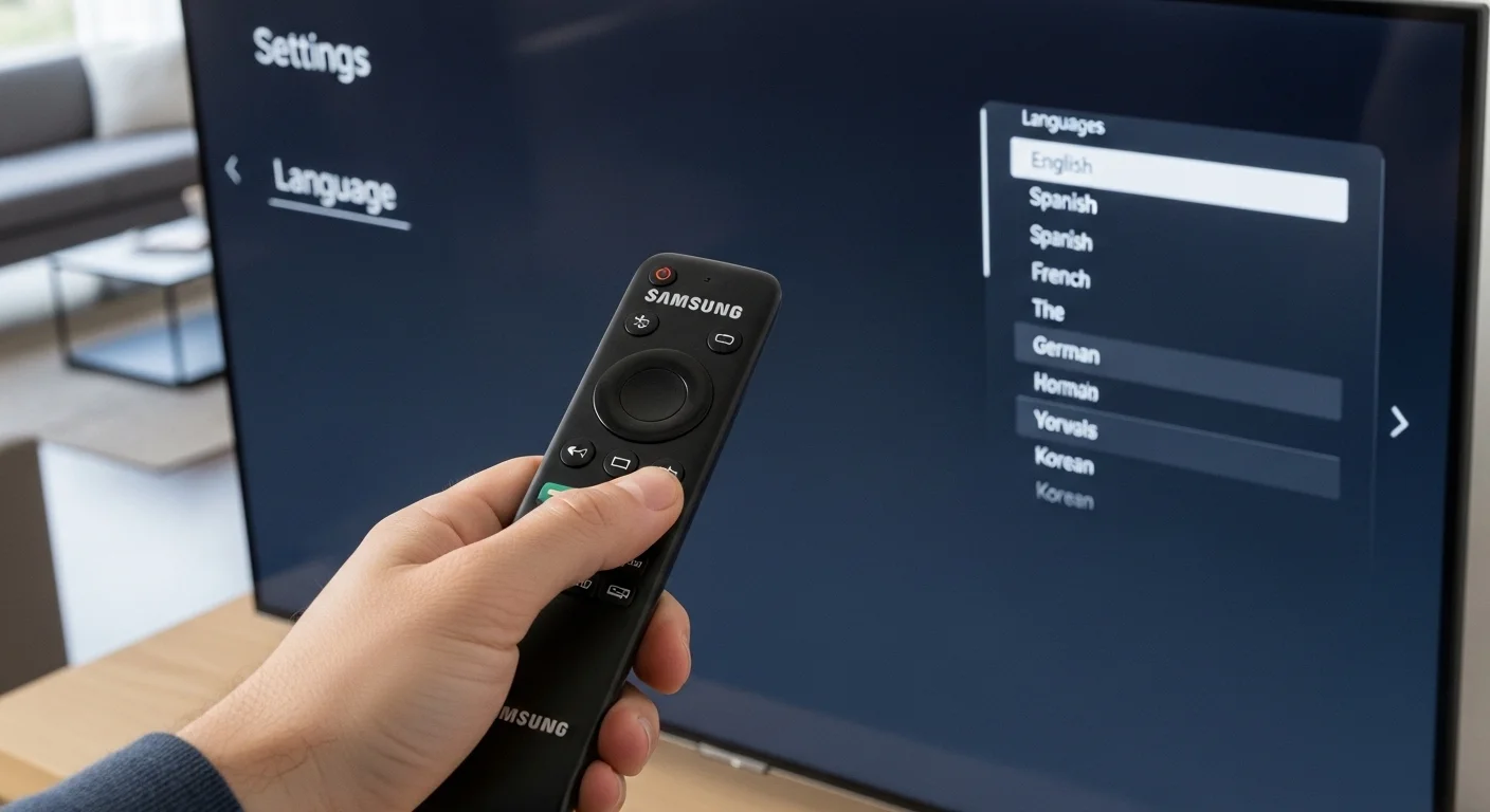 How to Change Language on Samsung TV Remote