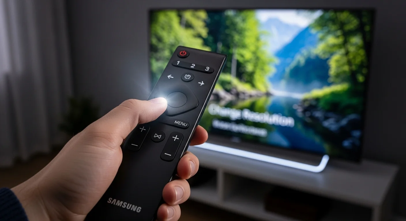 How to Change Resolution on Samsung TV Without Remote