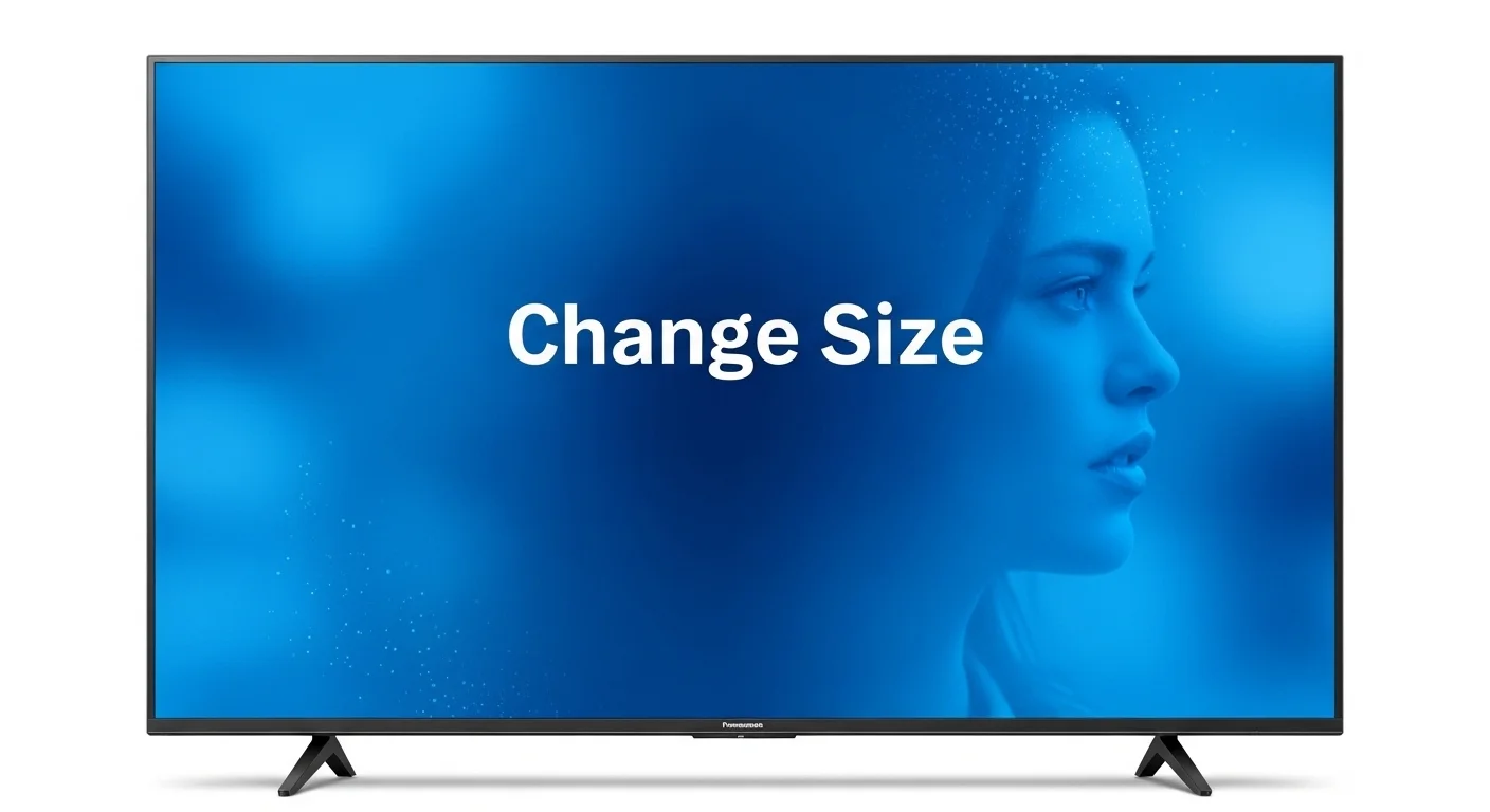 How to Change Screen Size on Panasonic TV Without Remote