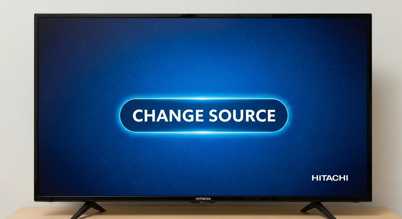 How to Change Source on Hitachi TV Without Remote
