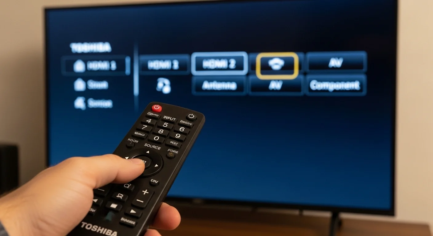 How to Change Source on Toshiba TV Without Remote